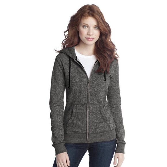 Celebrity Pink Juniors' Drawstring Hoodie Sweater Jacket. gray. Size M - Picture 1 of 12